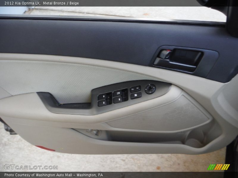 Metal Bronze / Beige 2012 Kia Optima LX