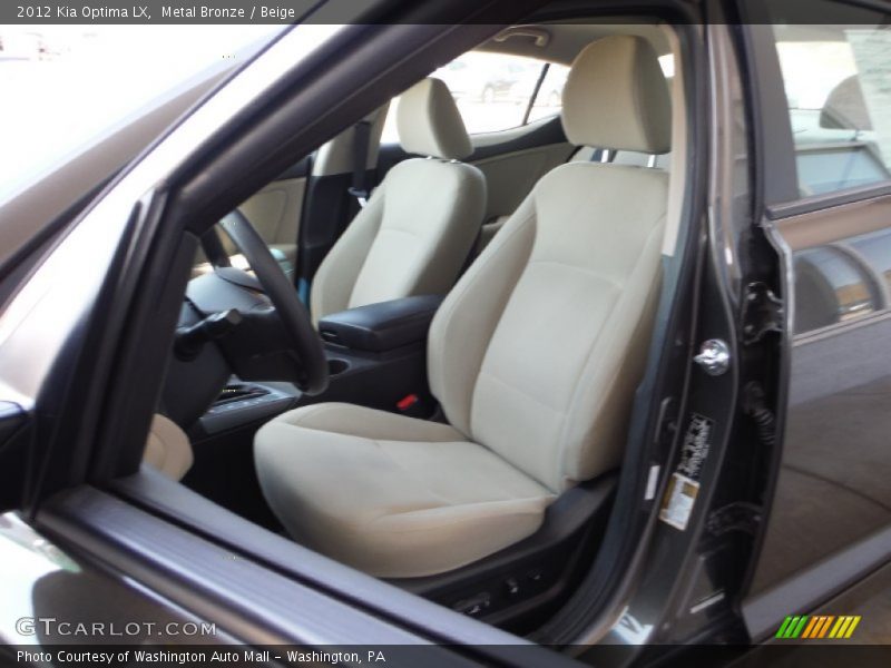Metal Bronze / Beige 2012 Kia Optima LX