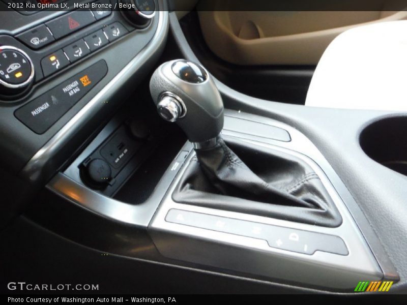 Metal Bronze / Beige 2012 Kia Optima LX