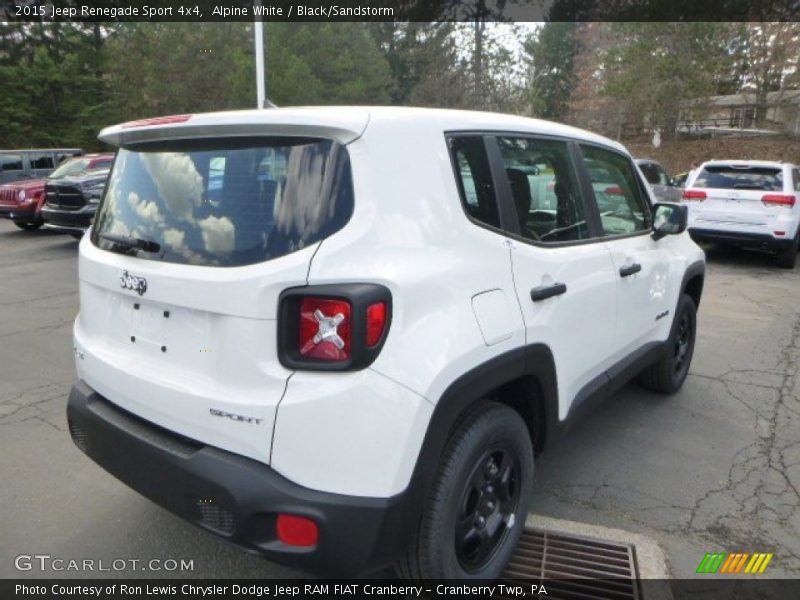 Alpine White / Black/Sandstorm 2015 Jeep Renegade Sport 4x4