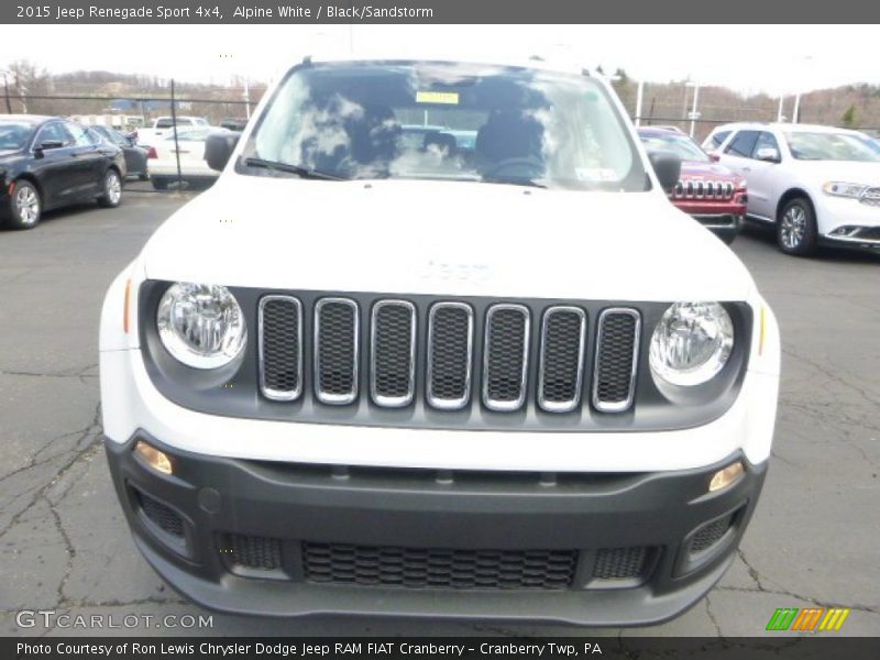 Alpine White / Black/Sandstorm 2015 Jeep Renegade Sport 4x4