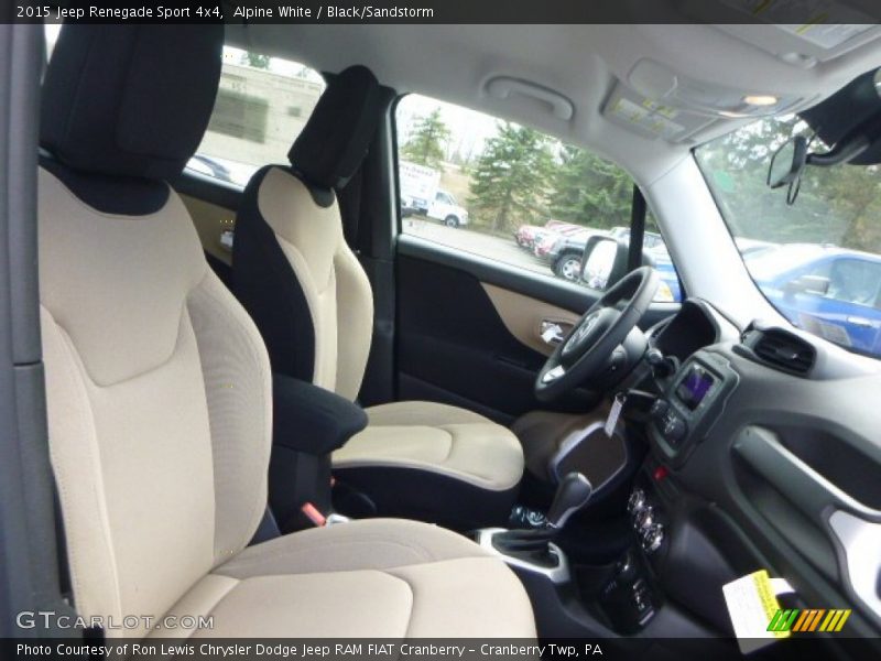 Front Seat of 2015 Renegade Sport 4x4