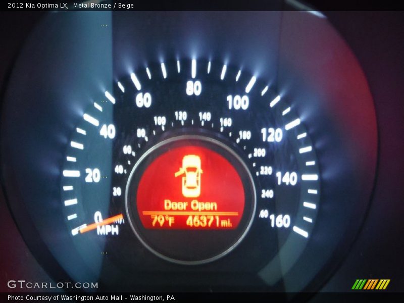 Metal Bronze / Beige 2012 Kia Optima LX