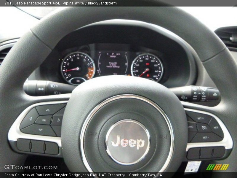 Alpine White / Black/Sandstorm 2015 Jeep Renegade Sport 4x4