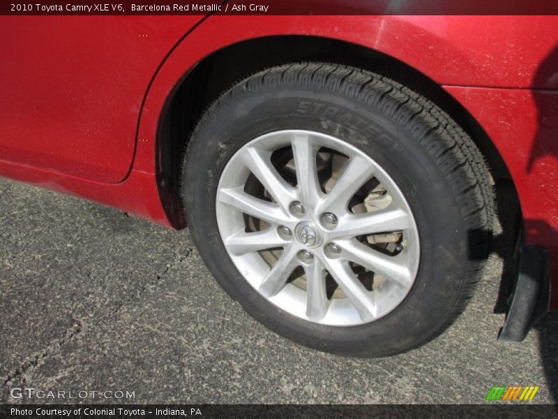Barcelona Red Metallic / Ash Gray 2010 Toyota Camry XLE V6