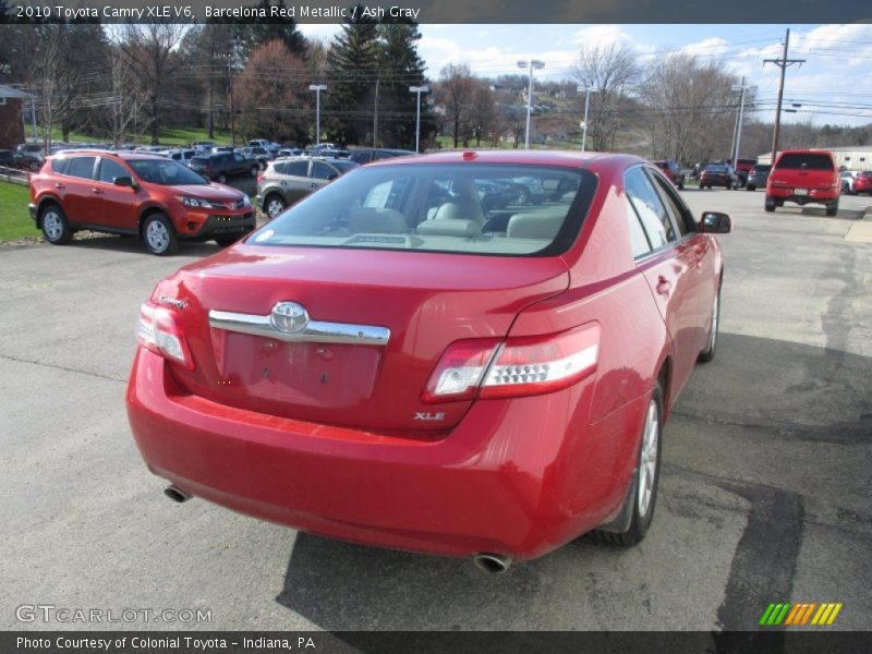 Barcelona Red Metallic / Ash Gray 2010 Toyota Camry XLE V6