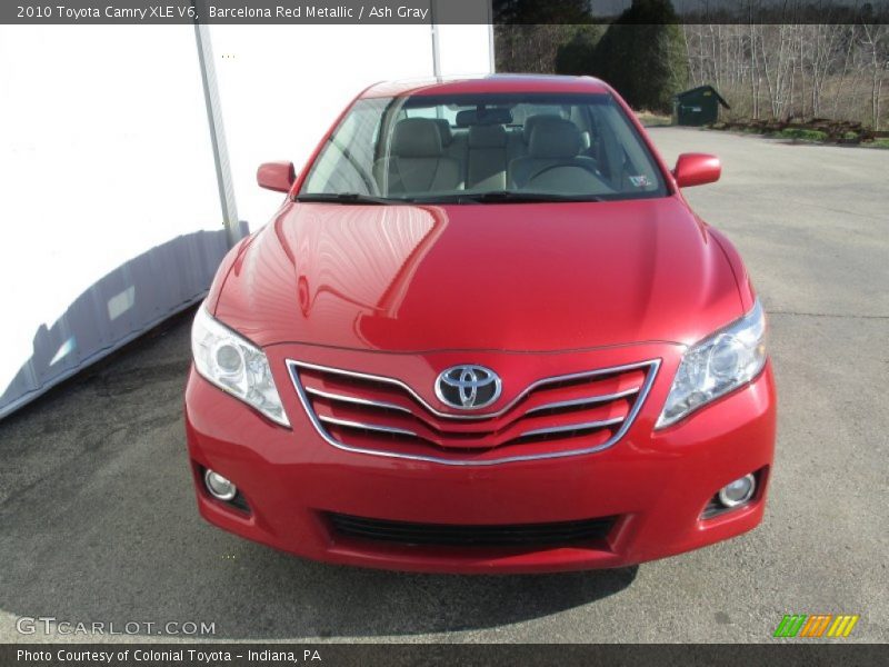 Barcelona Red Metallic / Ash Gray 2010 Toyota Camry XLE V6