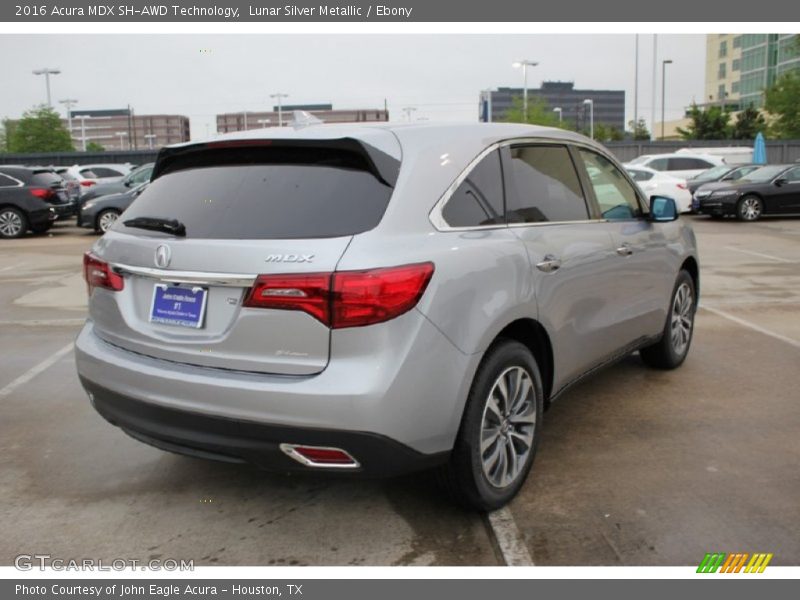 Lunar Silver Metallic / Ebony 2016 Acura MDX SH-AWD Technology