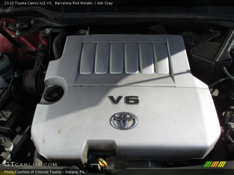 Barcelona Red Metallic / Ash Gray 2010 Toyota Camry XLE V6