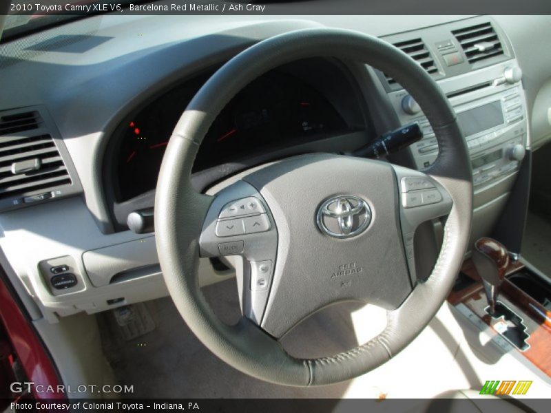 Barcelona Red Metallic / Ash Gray 2010 Toyota Camry XLE V6
