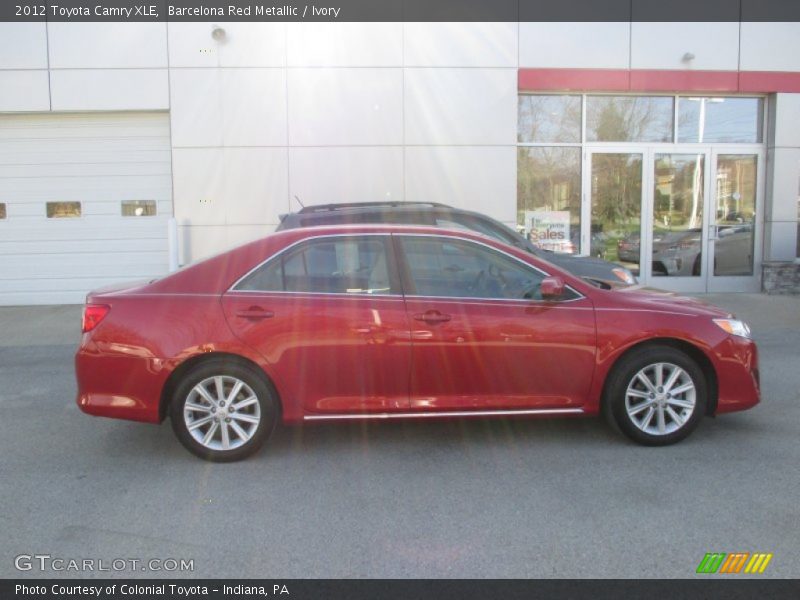 Barcelona Red Metallic / Ivory 2012 Toyota Camry XLE