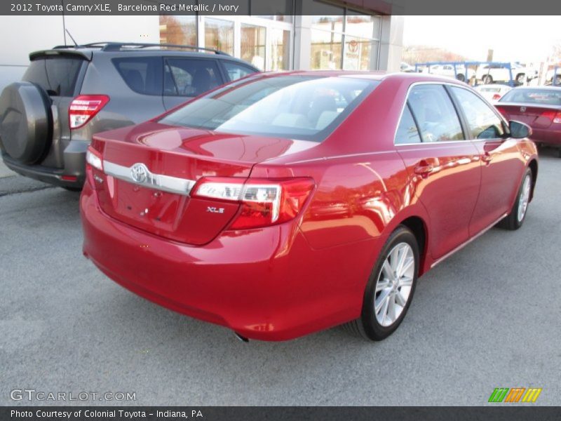 Barcelona Red Metallic / Ivory 2012 Toyota Camry XLE