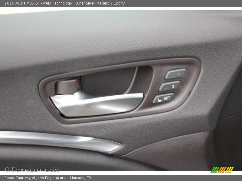Lunar Silver Metallic / Ebony 2016 Acura MDX SH-AWD Technology