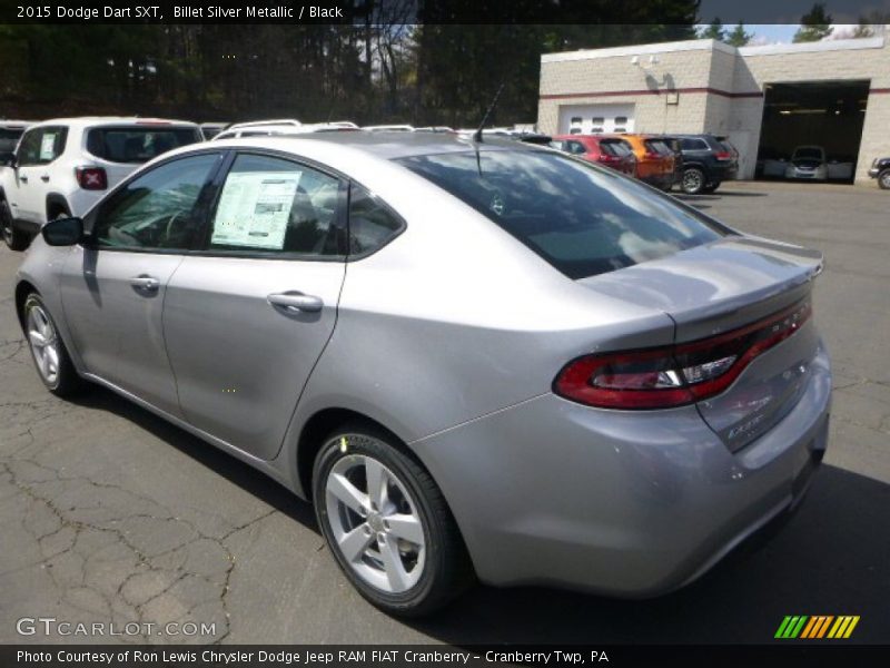 Billet Silver Metallic / Black 2015 Dodge Dart SXT