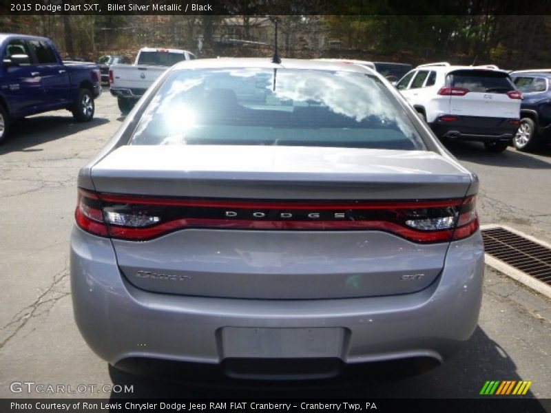 Billet Silver Metallic / Black 2015 Dodge Dart SXT