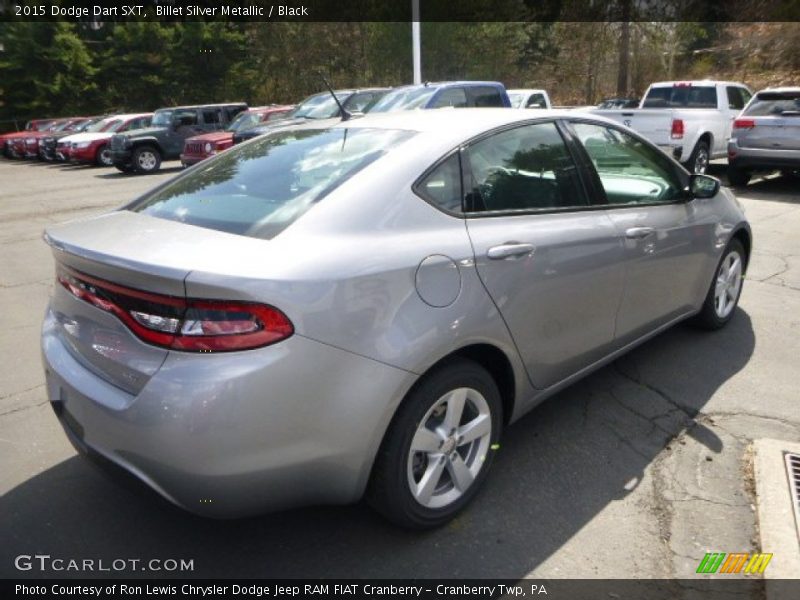 Billet Silver Metallic / Black 2015 Dodge Dart SXT