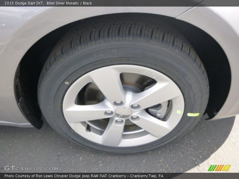 Billet Silver Metallic / Black 2015 Dodge Dart SXT