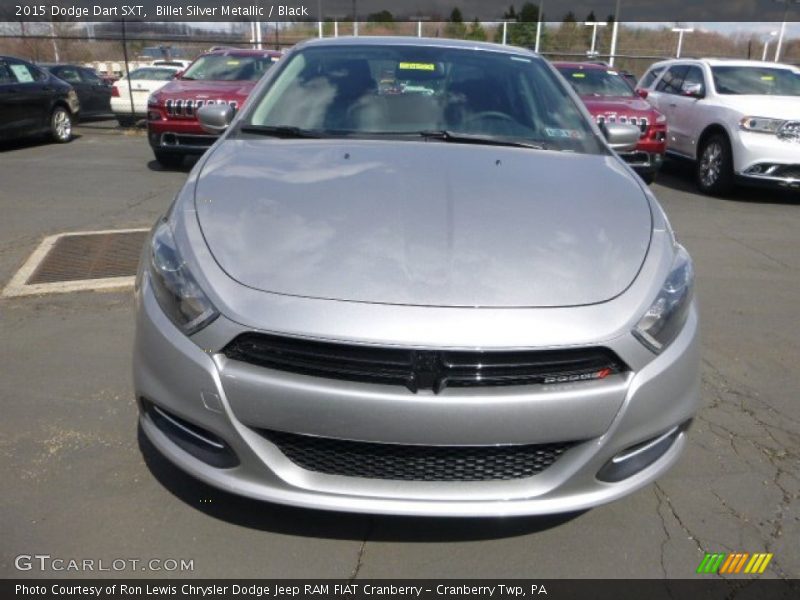 Billet Silver Metallic / Black 2015 Dodge Dart SXT
