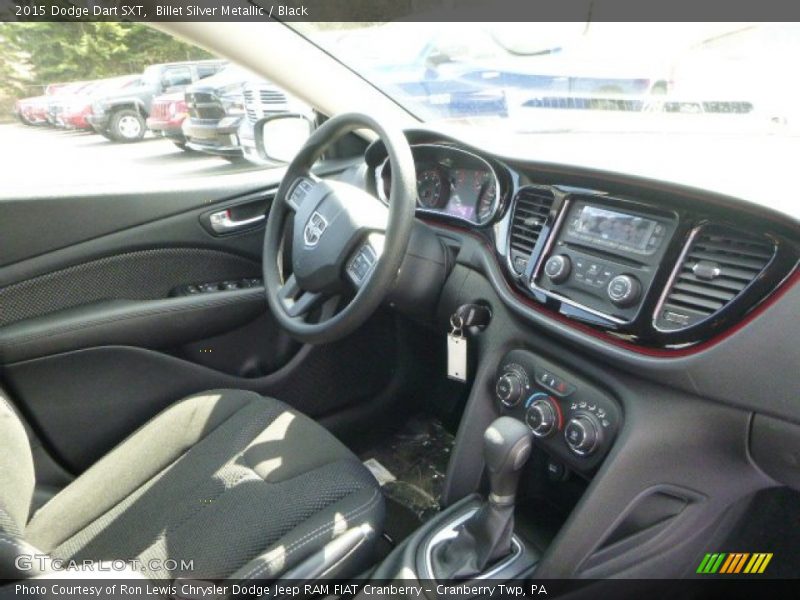 Billet Silver Metallic / Black 2015 Dodge Dart SXT