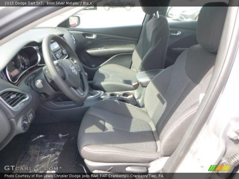 Billet Silver Metallic / Black 2015 Dodge Dart SXT