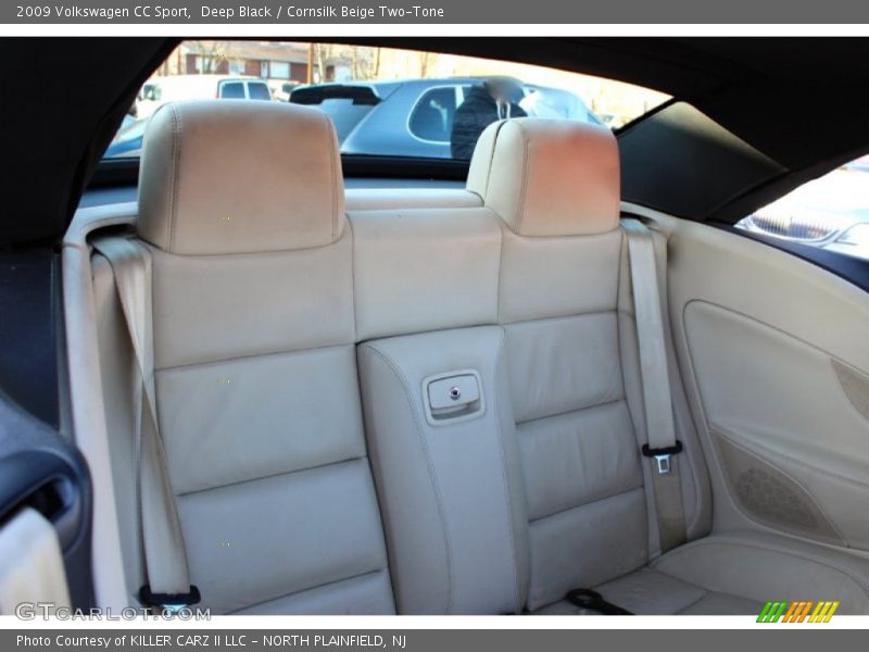 Deep Black / Cornsilk Beige Two-Tone 2009 Volkswagen CC Sport