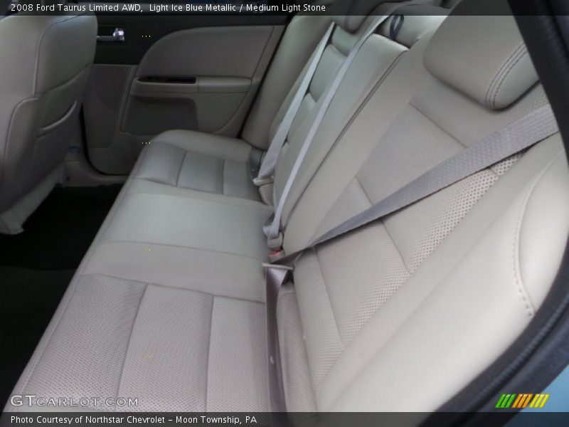 Light Ice Blue Metallic / Medium Light Stone 2008 Ford Taurus Limited AWD