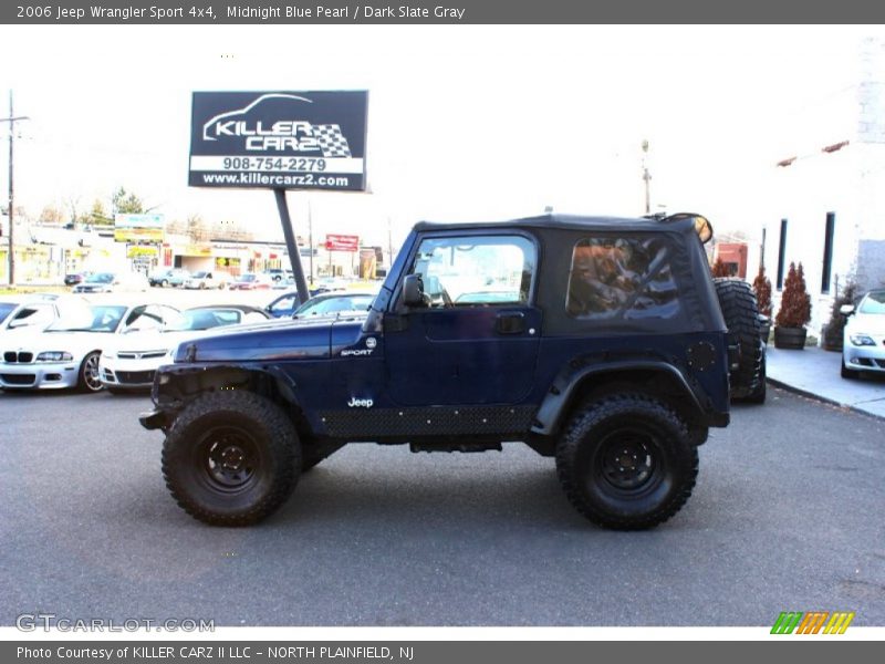 Midnight Blue Pearl / Dark Slate Gray 2006 Jeep Wrangler Sport 4x4