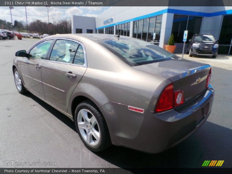 Mocha Steel Metallic / Titanium 2011 Chevrolet Malibu LS