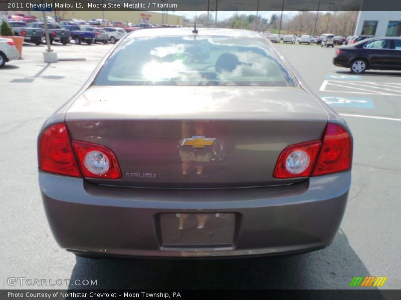 Mocha Steel Metallic / Titanium 2011 Chevrolet Malibu LS