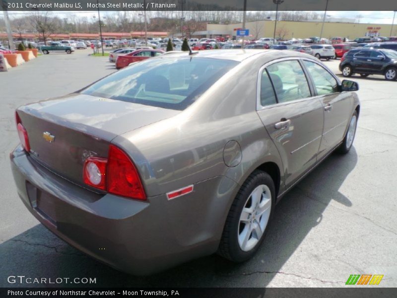 Mocha Steel Metallic / Titanium 2011 Chevrolet Malibu LS