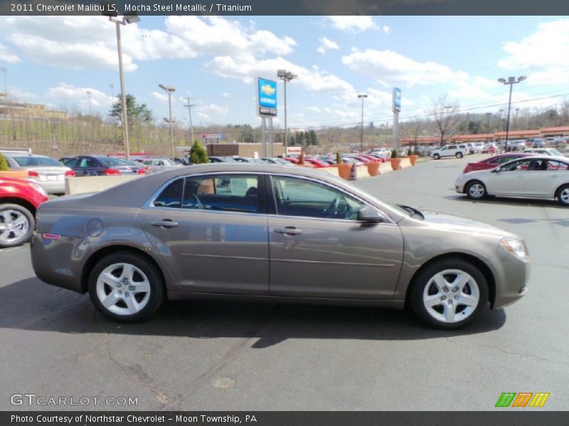 Mocha Steel Metallic / Titanium 2011 Chevrolet Malibu LS