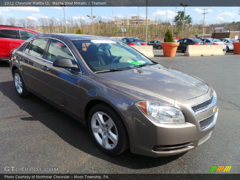 Mocha Steel Metallic / Titanium 2011 Chevrolet Malibu LS