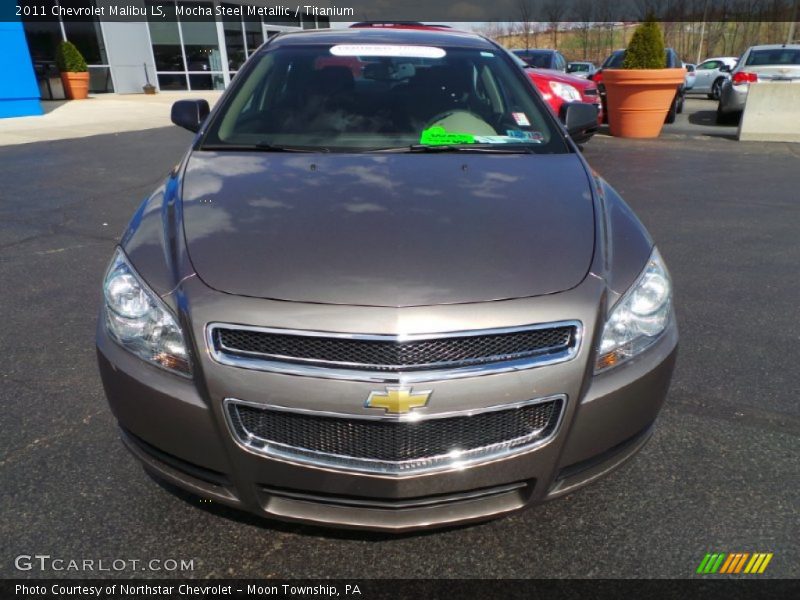Mocha Steel Metallic / Titanium 2011 Chevrolet Malibu LS