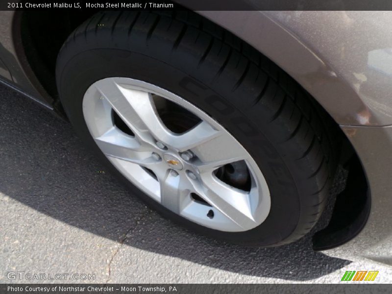 Mocha Steel Metallic / Titanium 2011 Chevrolet Malibu LS