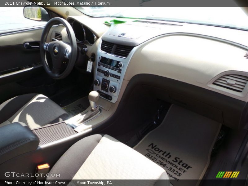 Mocha Steel Metallic / Titanium 2011 Chevrolet Malibu LS