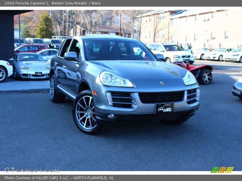 Meteor Grey Metallic / Black 2009 Porsche Cayenne S