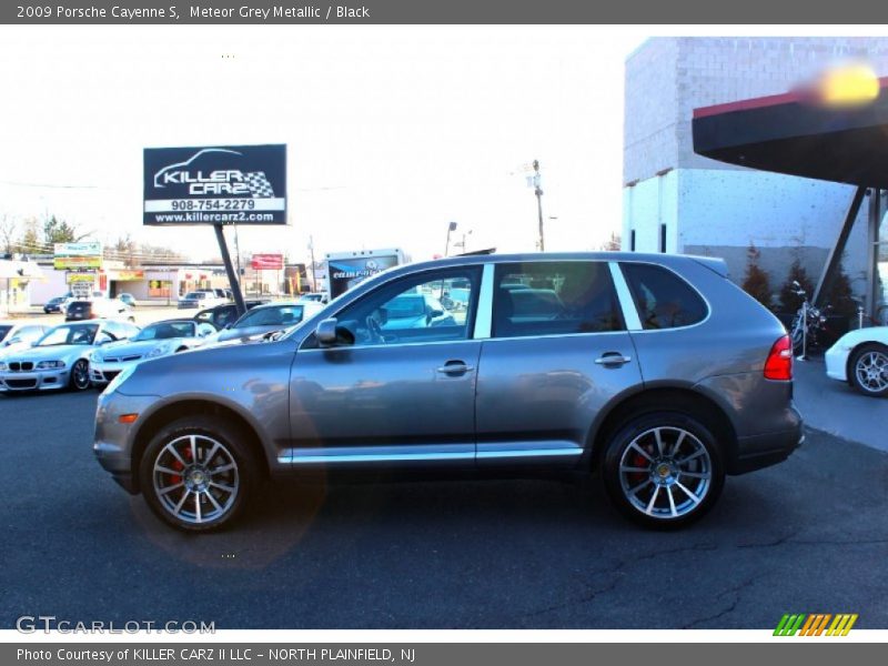 Meteor Grey Metallic / Black 2009 Porsche Cayenne S