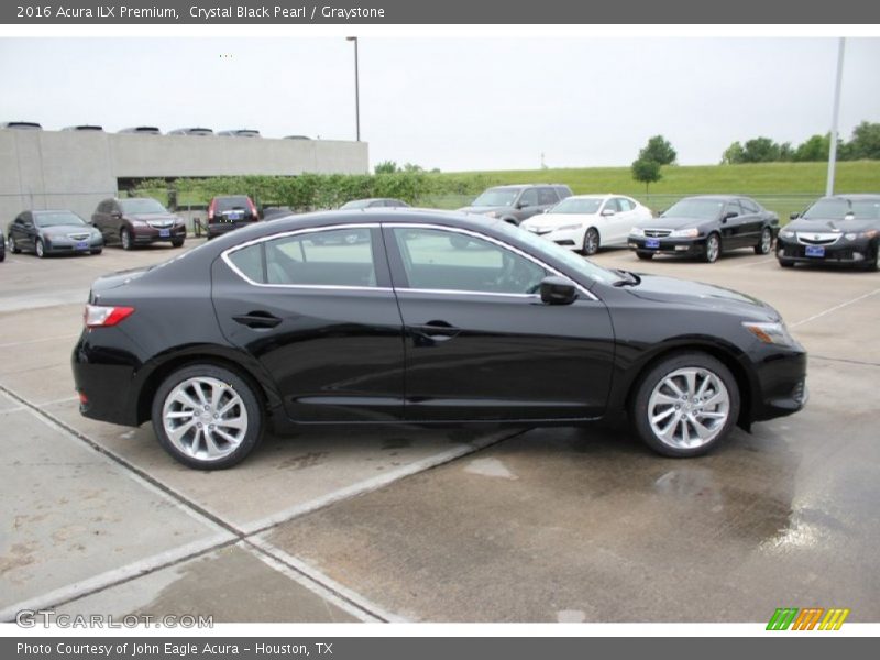 Crystal Black Pearl / Graystone 2016 Acura ILX Premium