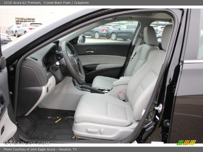 Crystal Black Pearl / Graystone 2016 Acura ILX Premium