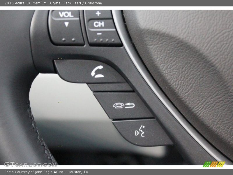 Crystal Black Pearl / Graystone 2016 Acura ILX Premium