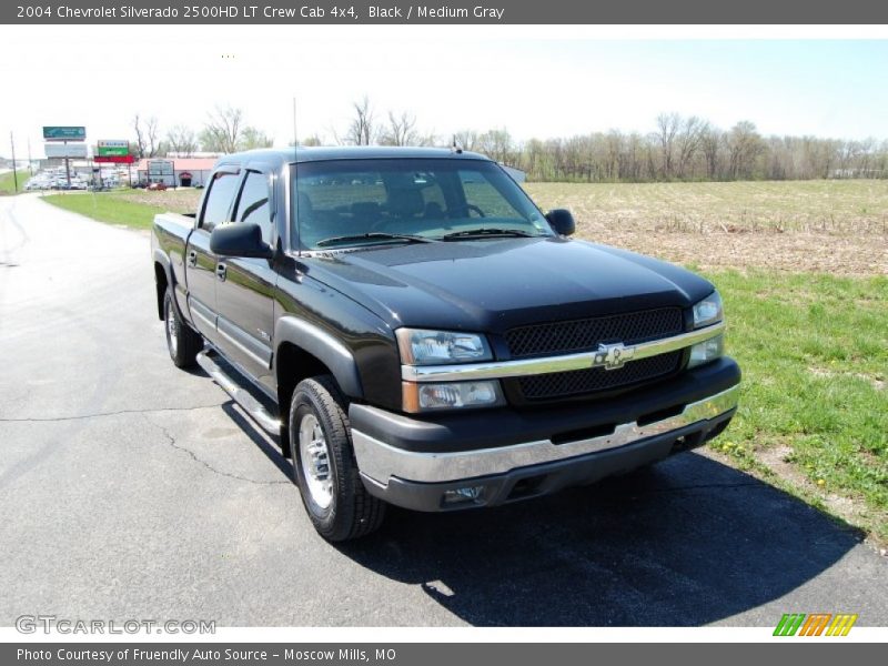 Black / Medium Gray 2004 Chevrolet Silverado 2500HD LT Crew Cab 4x4
