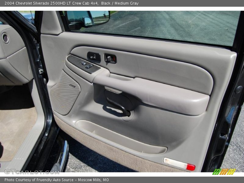Black / Medium Gray 2004 Chevrolet Silverado 2500HD LT Crew Cab 4x4