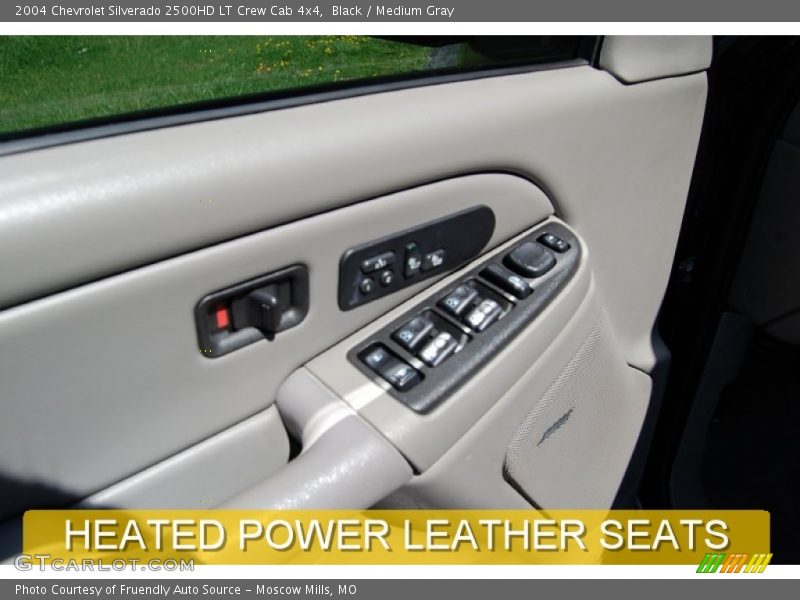 Black / Medium Gray 2004 Chevrolet Silverado 2500HD LT Crew Cab 4x4