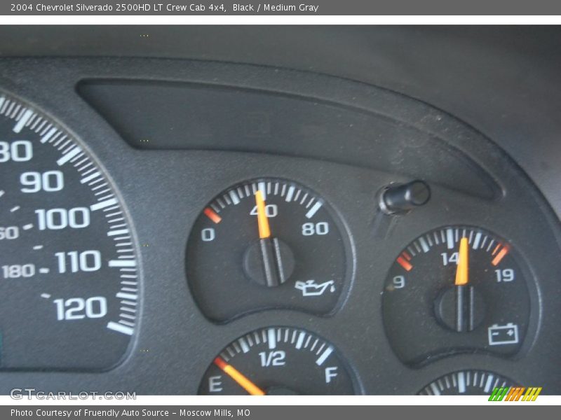 Black / Medium Gray 2004 Chevrolet Silverado 2500HD LT Crew Cab 4x4