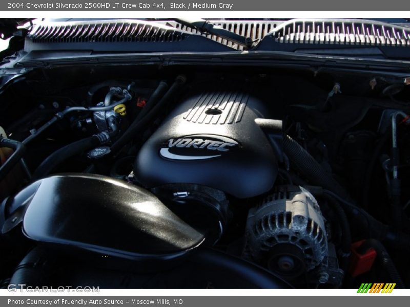 Black / Medium Gray 2004 Chevrolet Silverado 2500HD LT Crew Cab 4x4