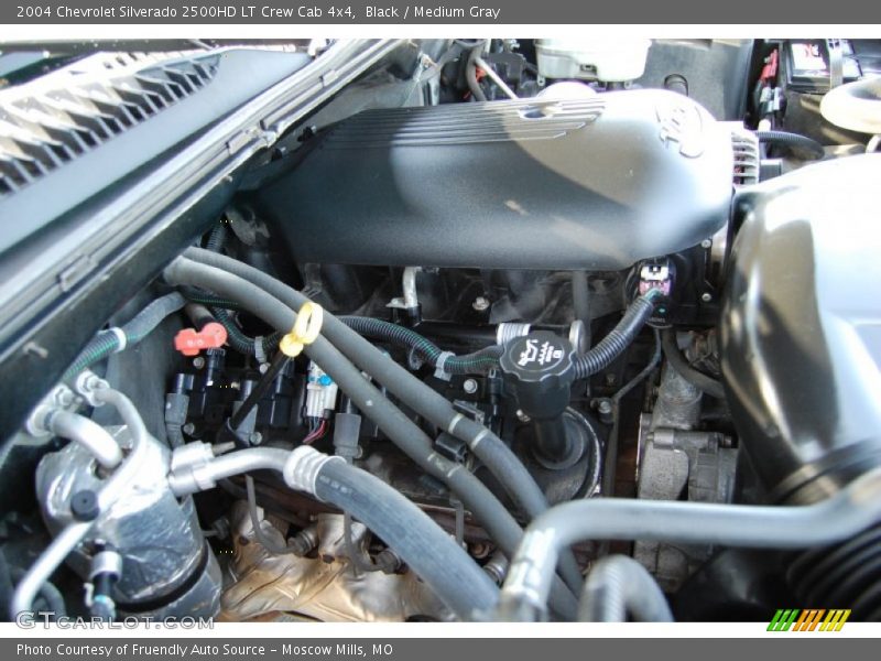 Black / Medium Gray 2004 Chevrolet Silverado 2500HD LT Crew Cab 4x4