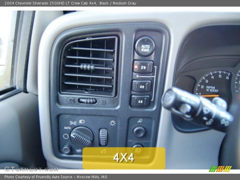 Black / Medium Gray 2004 Chevrolet Silverado 2500HD LT Crew Cab 4x4