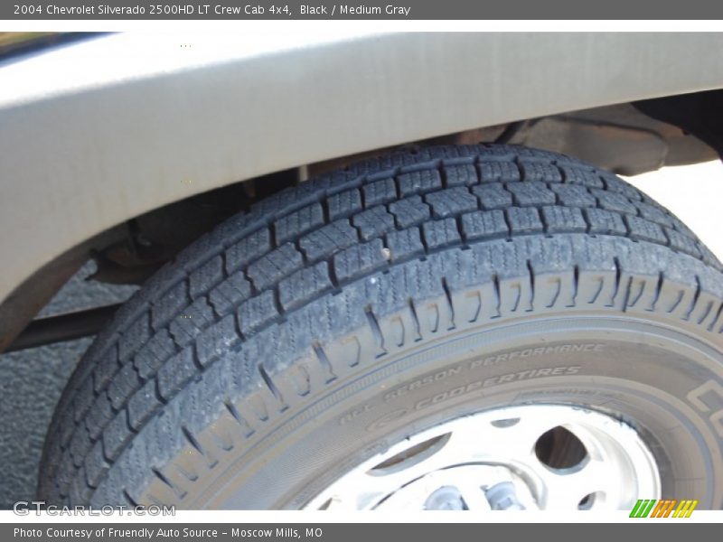 Black / Medium Gray 2004 Chevrolet Silverado 2500HD LT Crew Cab 4x4