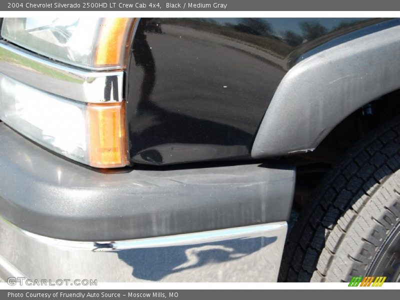 Black / Medium Gray 2004 Chevrolet Silverado 2500HD LT Crew Cab 4x4
