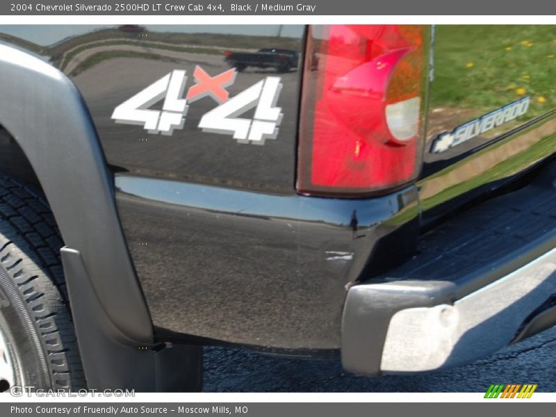Black / Medium Gray 2004 Chevrolet Silverado 2500HD LT Crew Cab 4x4